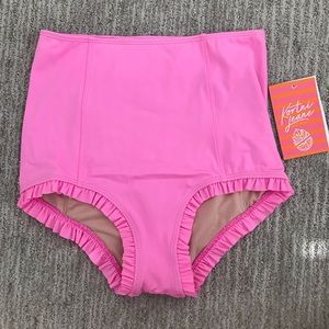 Kortni Jeane Poppin Pink All Ruffled Up Bottoms